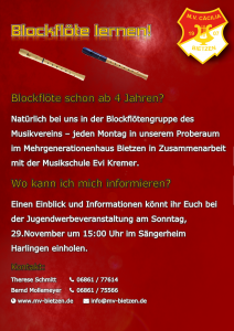 Jugendwerbung Flyer 20152
